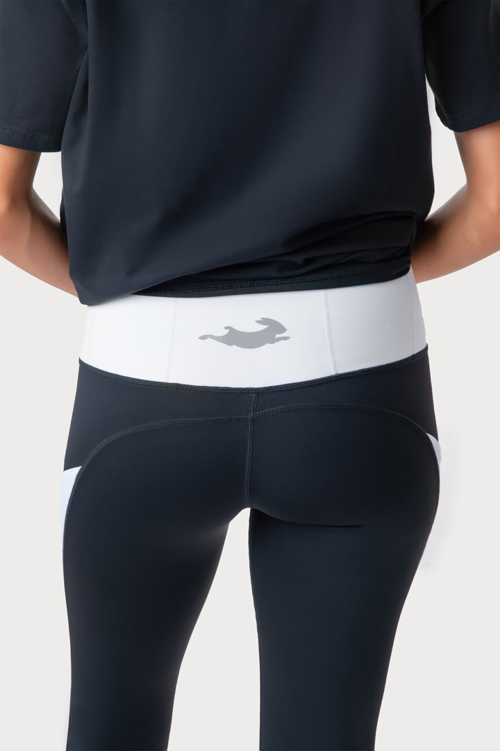 Picture of Women Leggings -Black with White