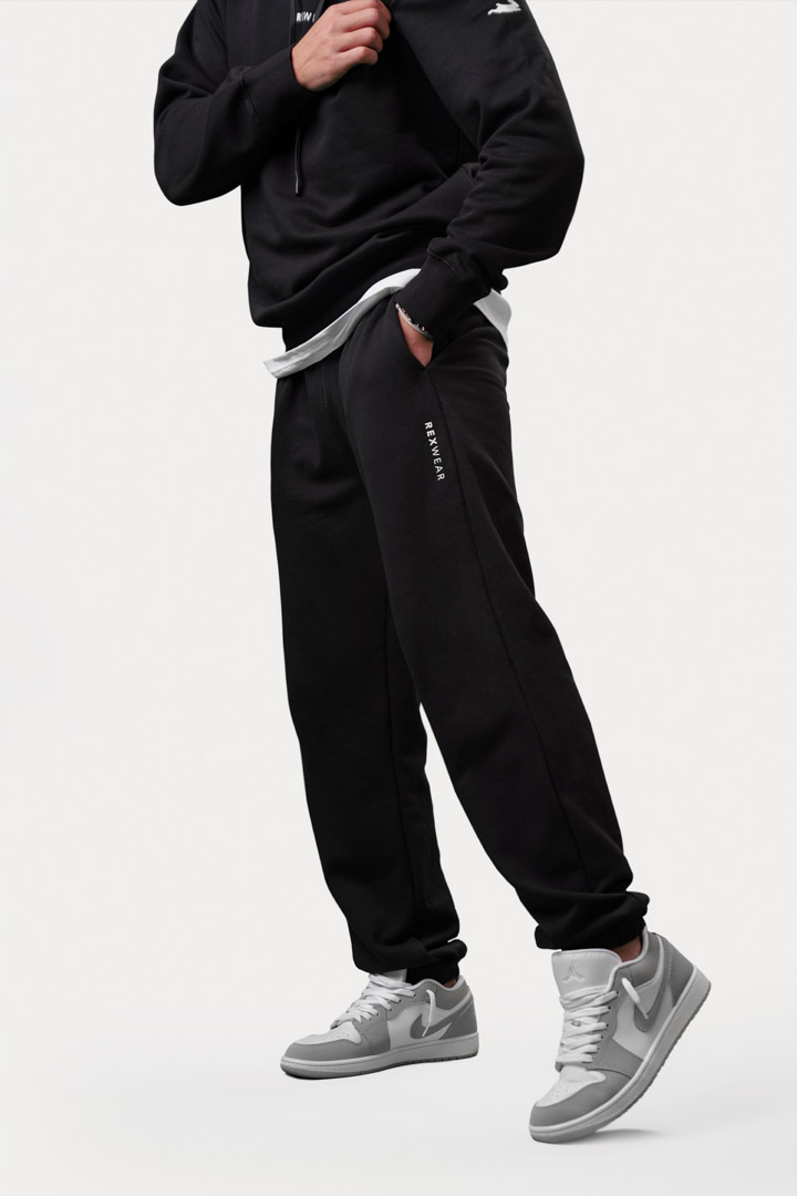 Picture of Men Jogger Pants-Black