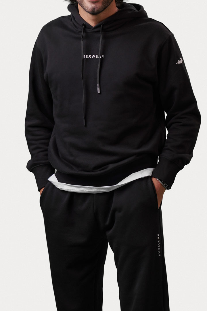 Picture of Men Hoodie-Black