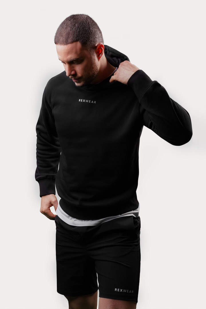 Picture of Men Hoodie-Black