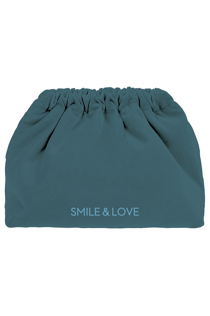 Picture of Smile & Love Velvet Clutch Bag