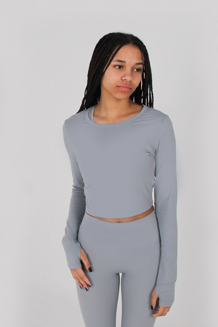 Picture of The Fit Top long sleeve-Grey