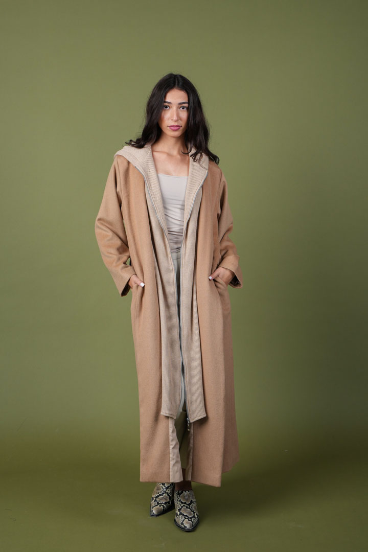 Picture of Trench Hooded-Beige