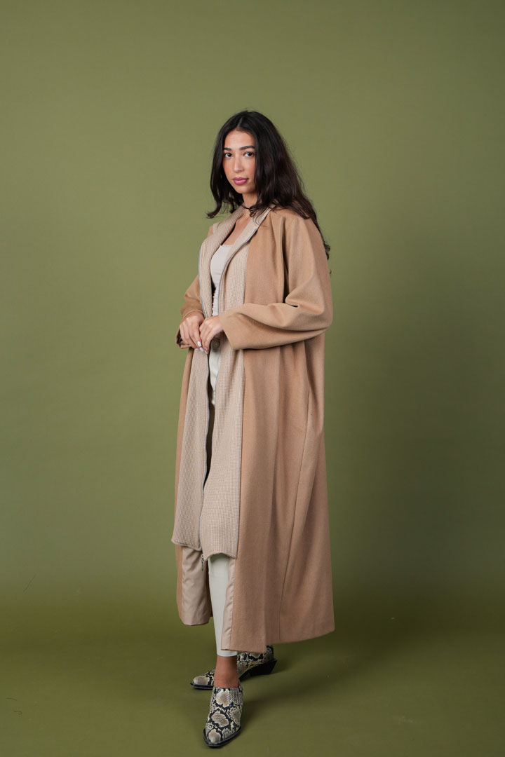 Picture of Trench Hooded-Beige