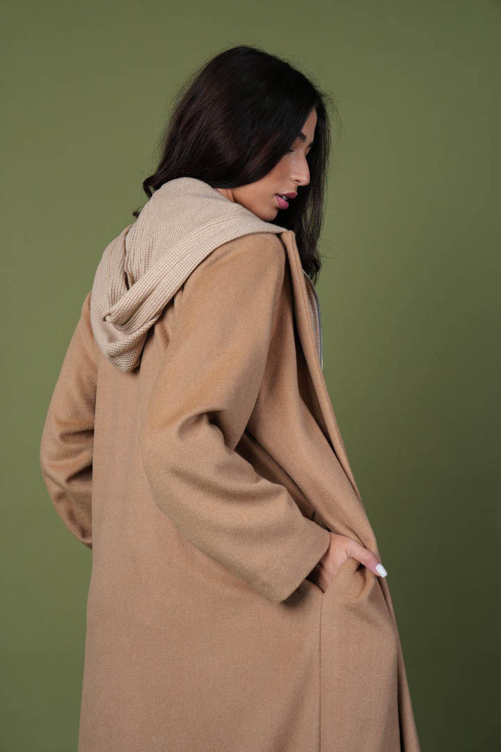 Picture of Trench Hooded-Beige