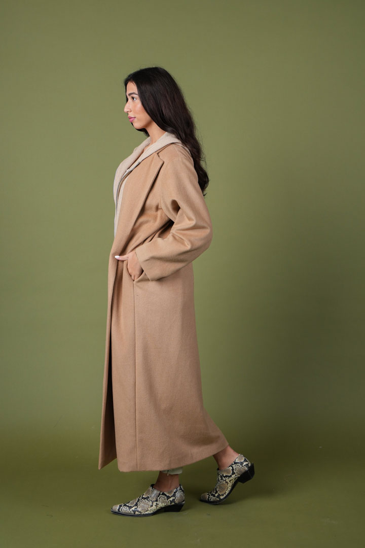 Picture of Trench Hooded-Beige