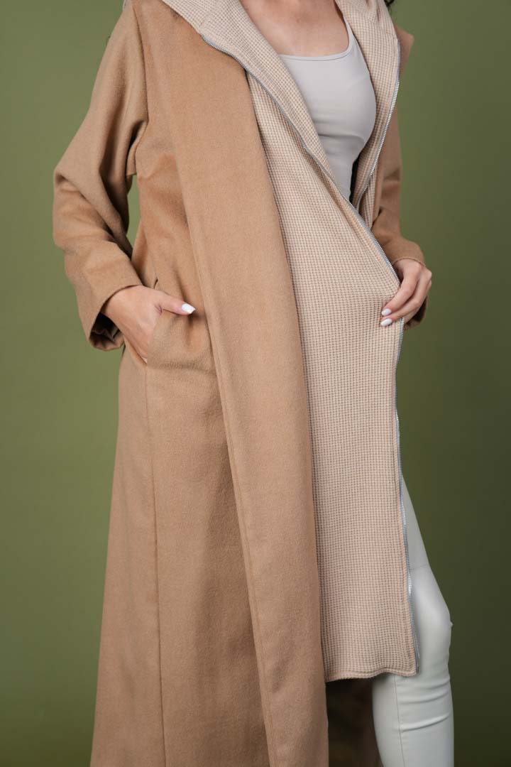 Picture of Trench Hooded-Beige