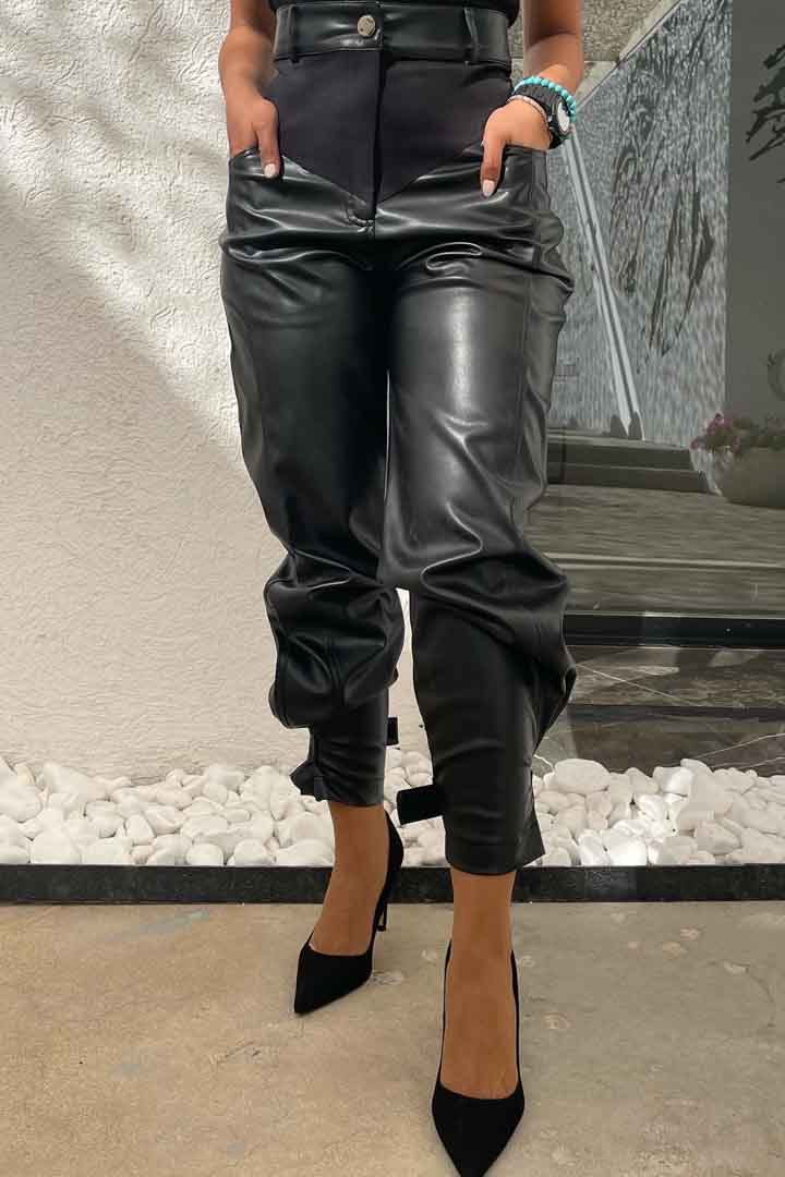 Picture of Casual Leather Trouser