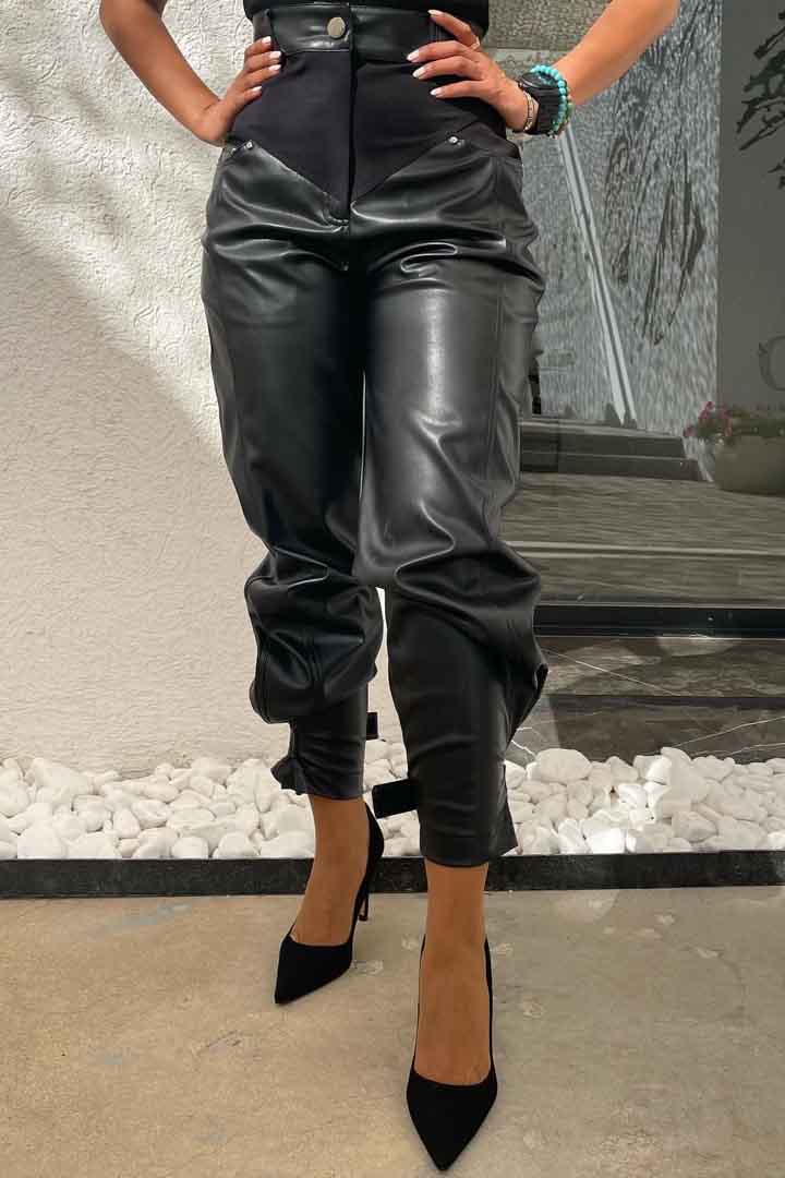 Picture of Casual Leather Trouser