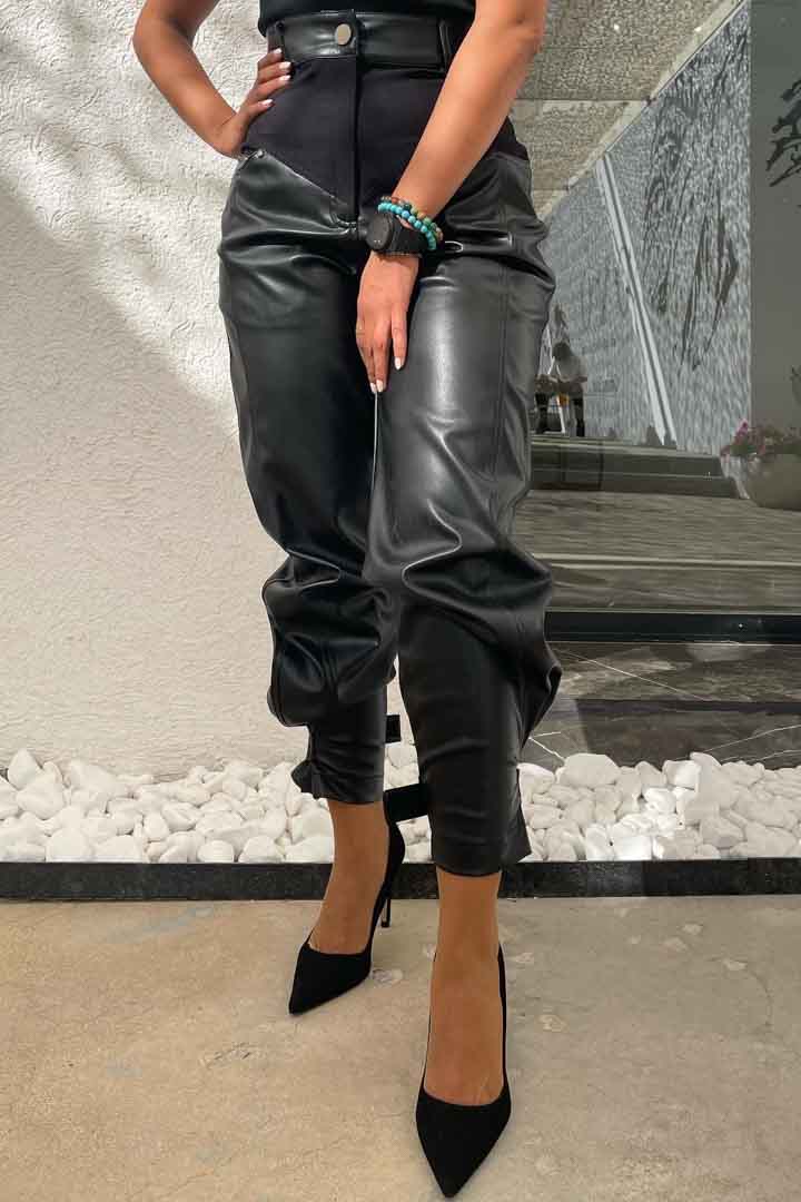 Picture of Casual Leather Trouser