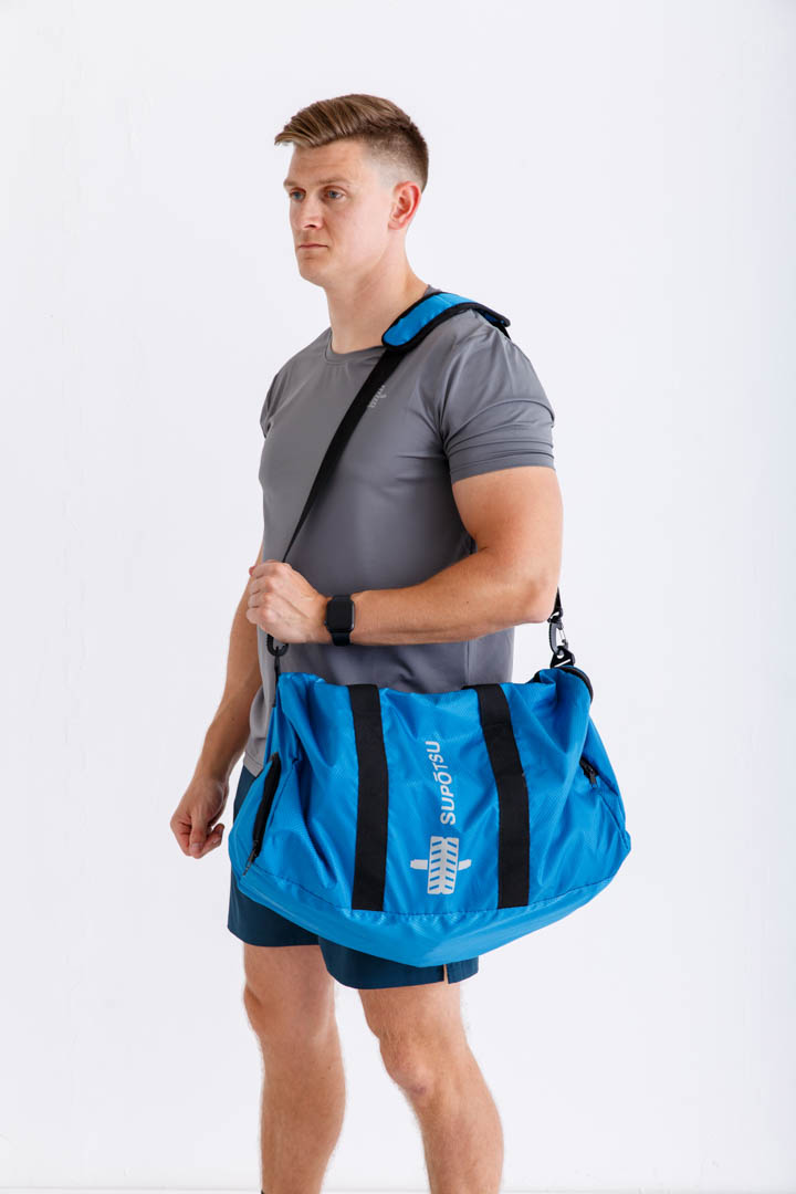 Picture of Blue Large Gym Duffle Bag