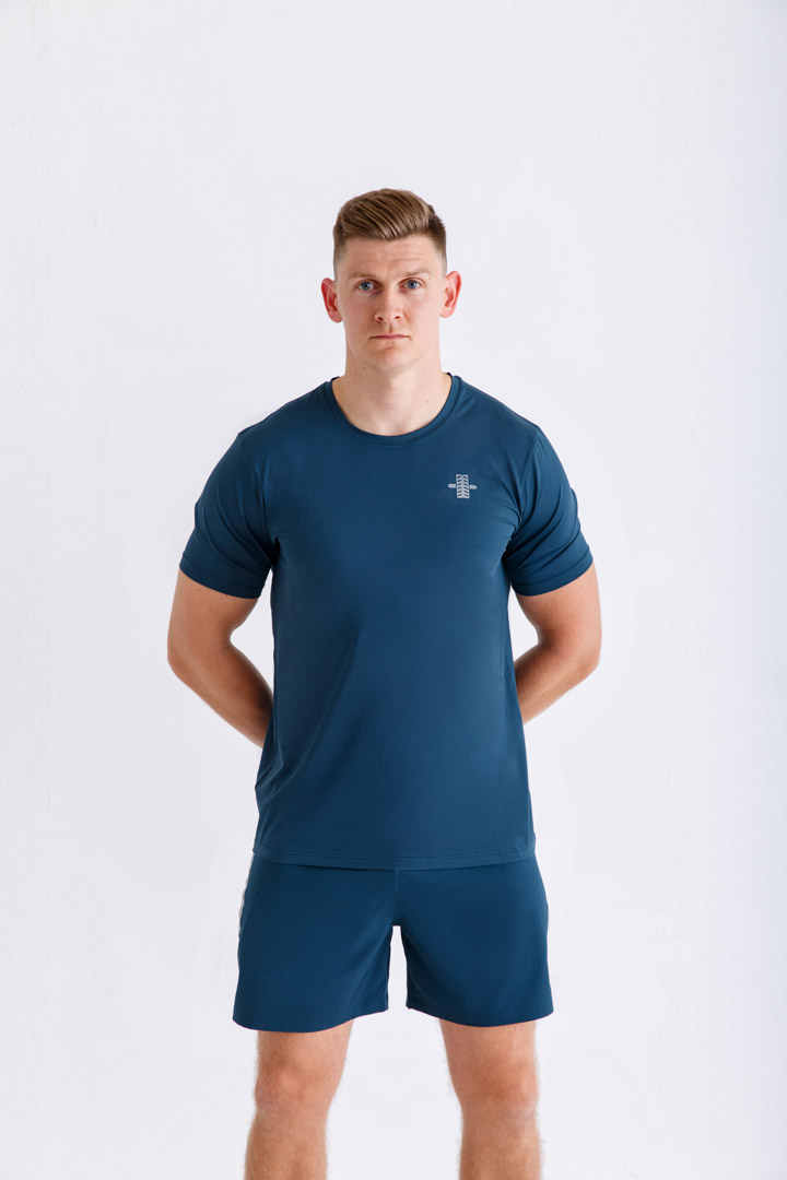 Picture of Navy Tech Short Sleeve T-Shirt