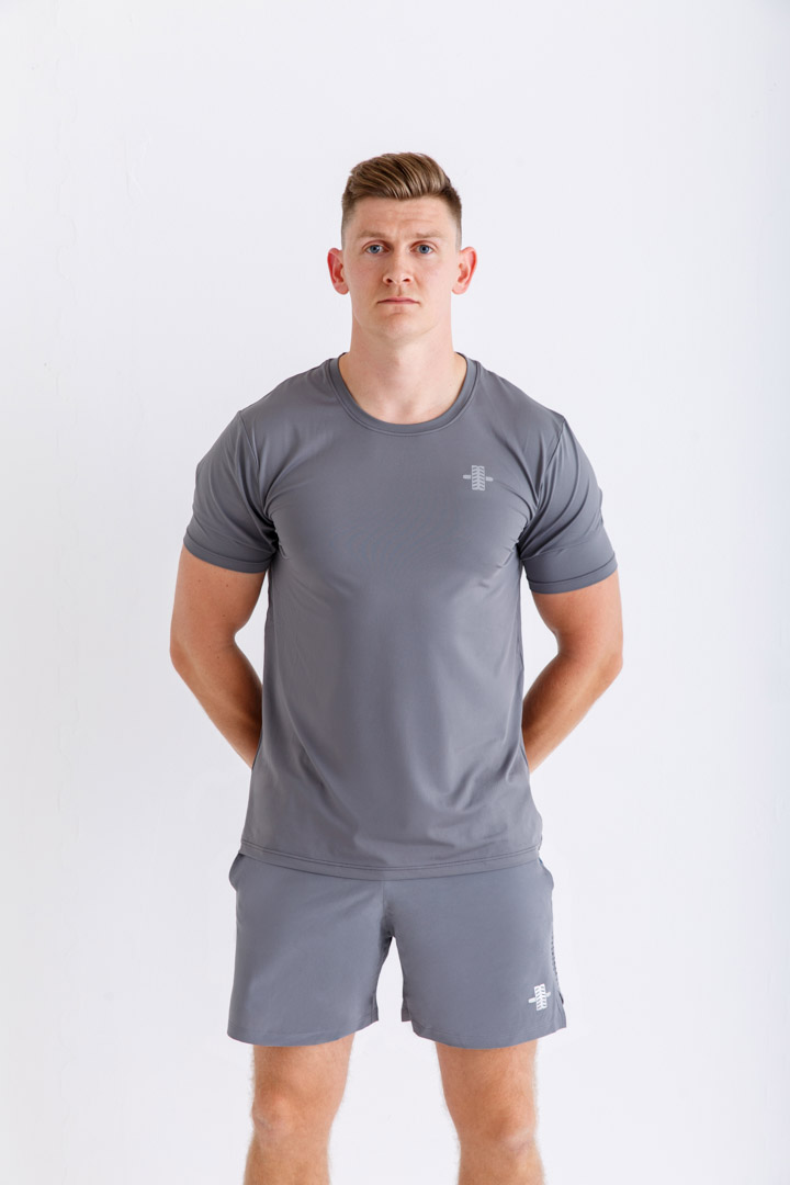 Picture of Grey Tech Short Sleeve T-Shirt 