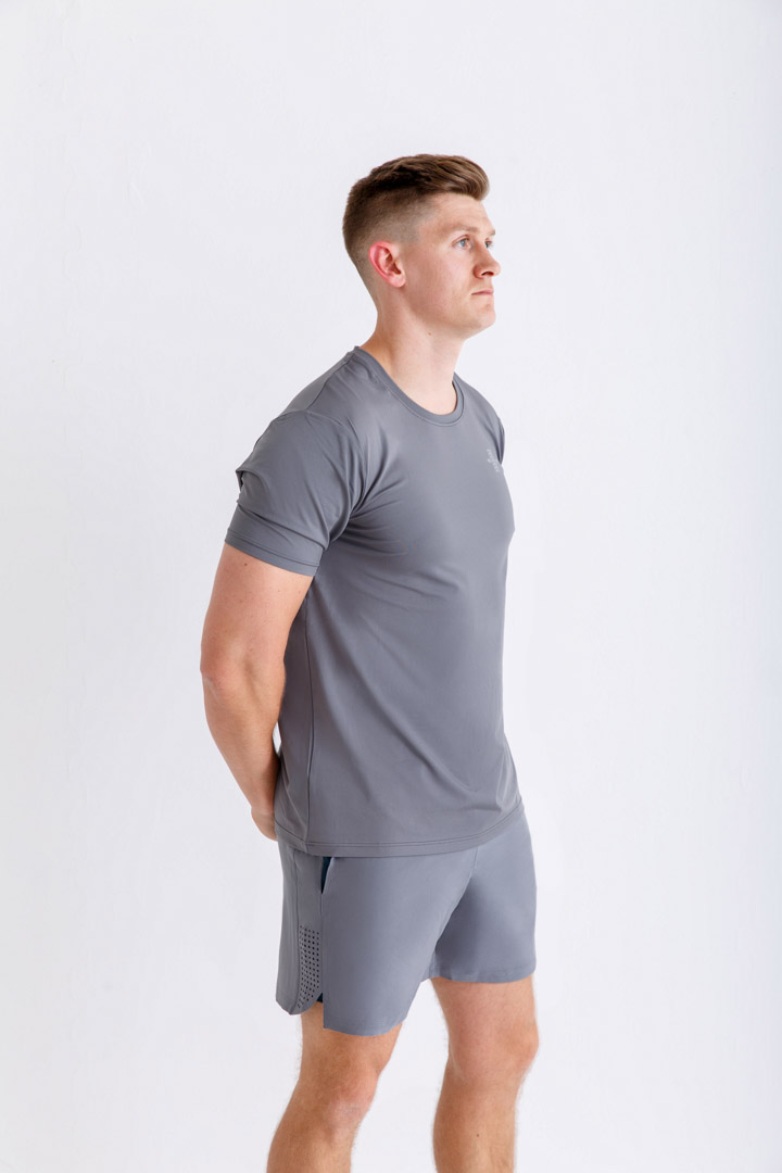 Picture of Grey Tech Short Sleeve T-Shirt 