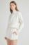 Picture of Terry Half Zip Pullover-Bone