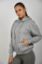 Picture of Hooded Drawstring Pocket Plain Sweatshirt - Porcelain White