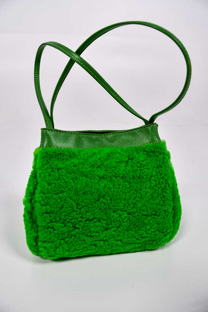 Picture of Green Furry Bag