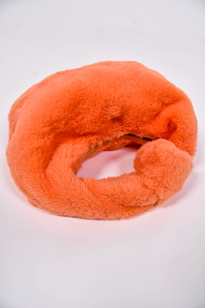 Picture of Orange Faux Fur Bag
