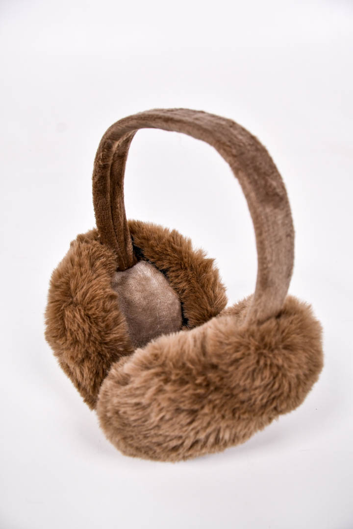 Picture of Faux Fur Earmuffs-Brown