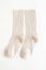 Picture of Textured Knitted Socks-Beige