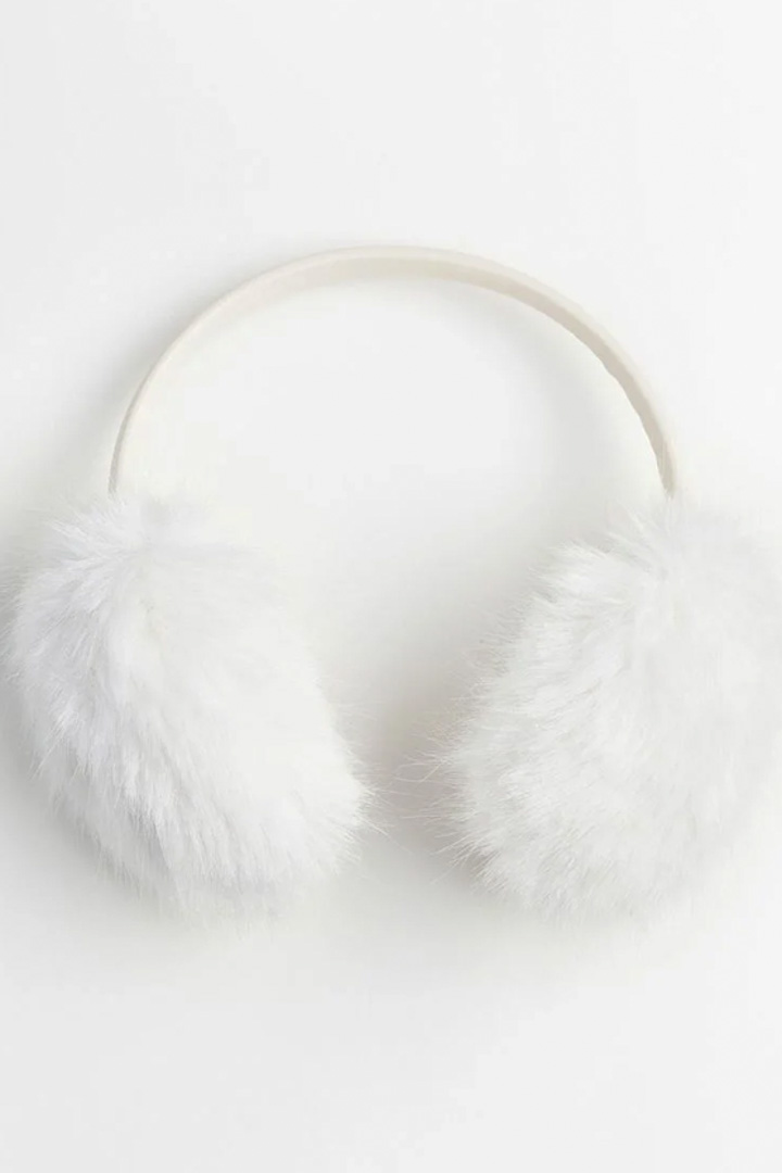 Picture of Faux Fur Earmuffs-White