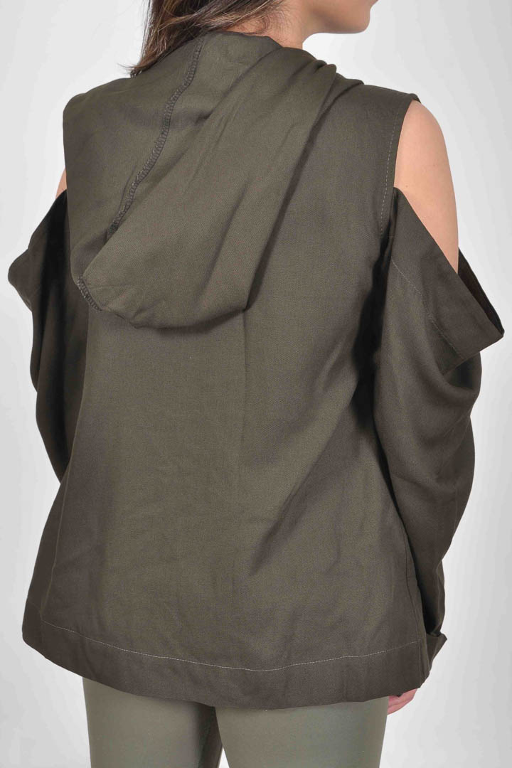 Picture of Open Side Hooded Jacket