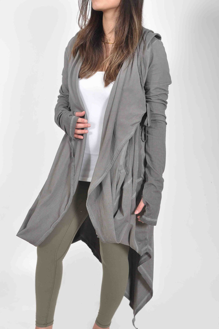 Picture of Long Cardigan with Hood