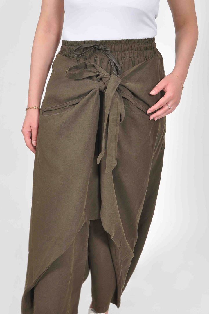 Picture of Wrap Pants-Khakhi