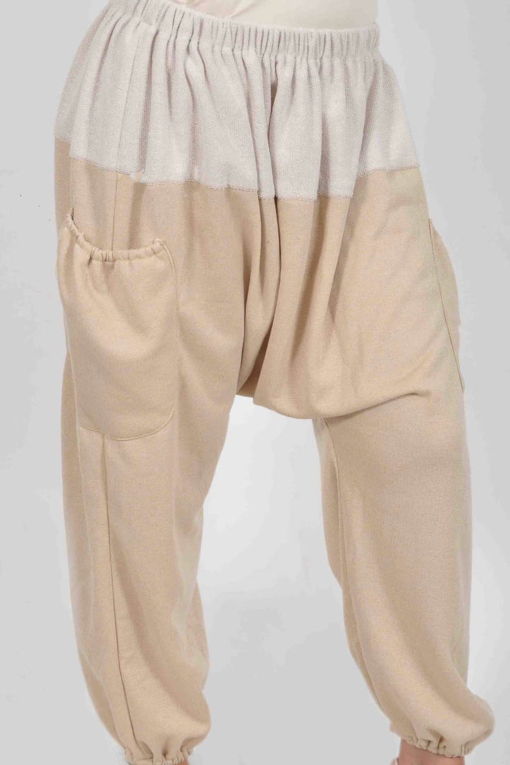 Picture of Beige Wide Joggers