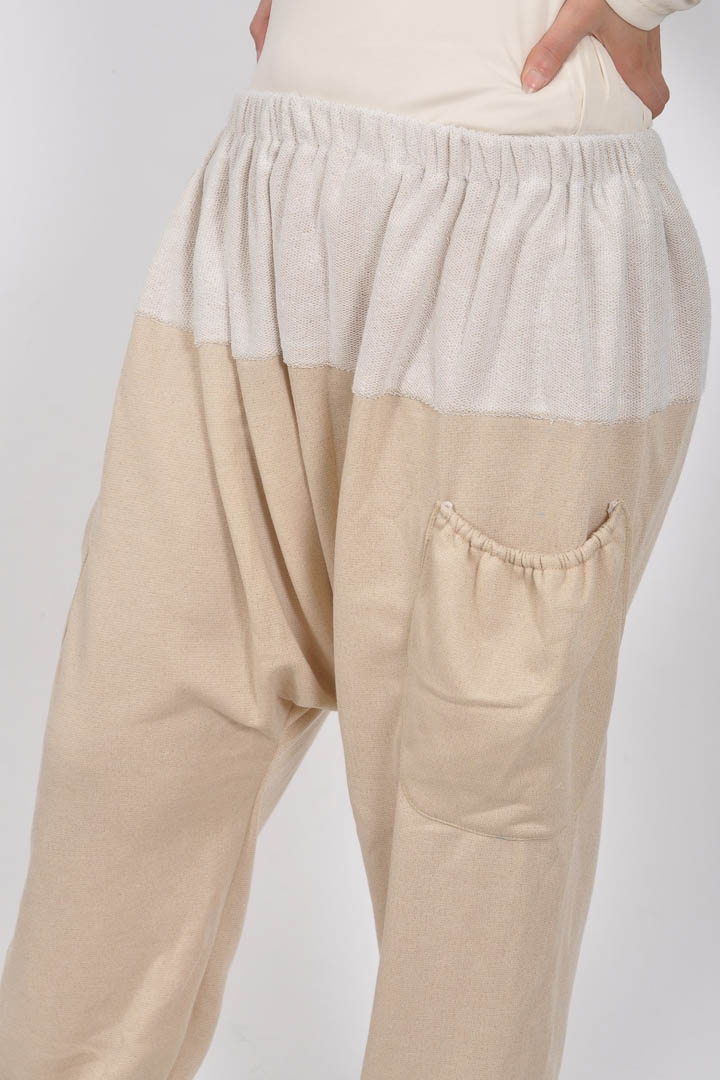 Picture of Beige Wide Joggers