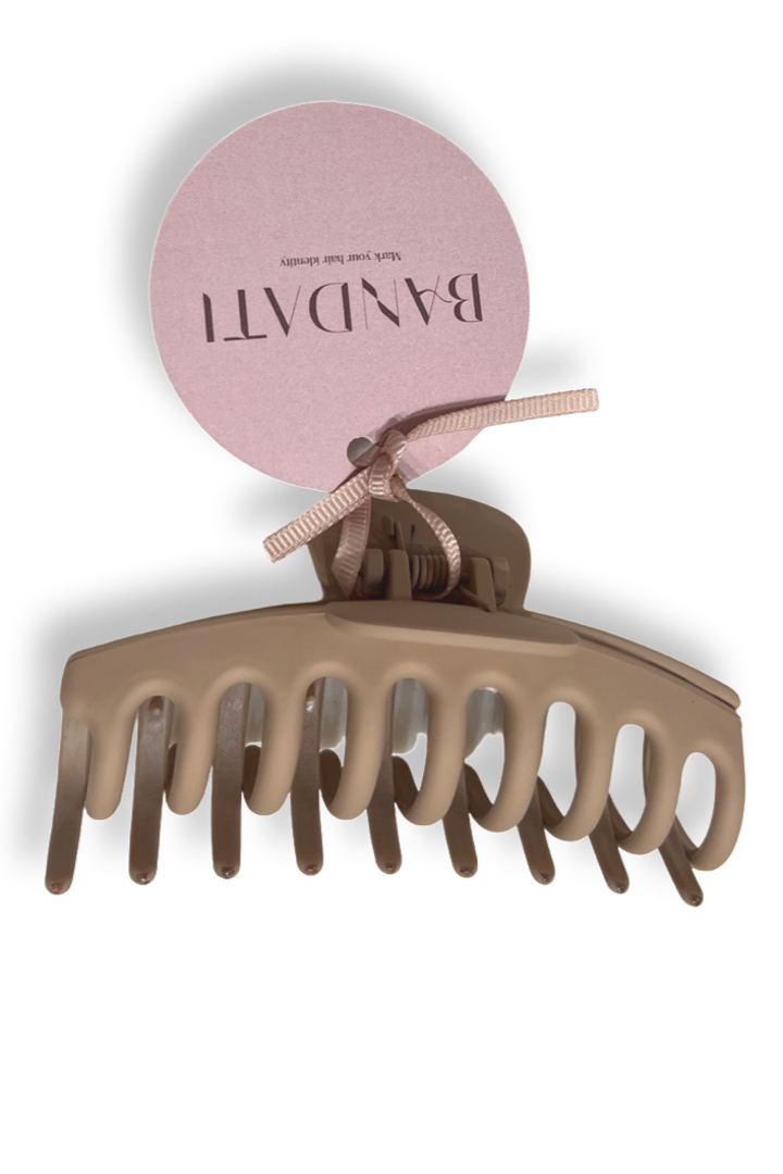 Picture of Hair Claw Clip-Beige