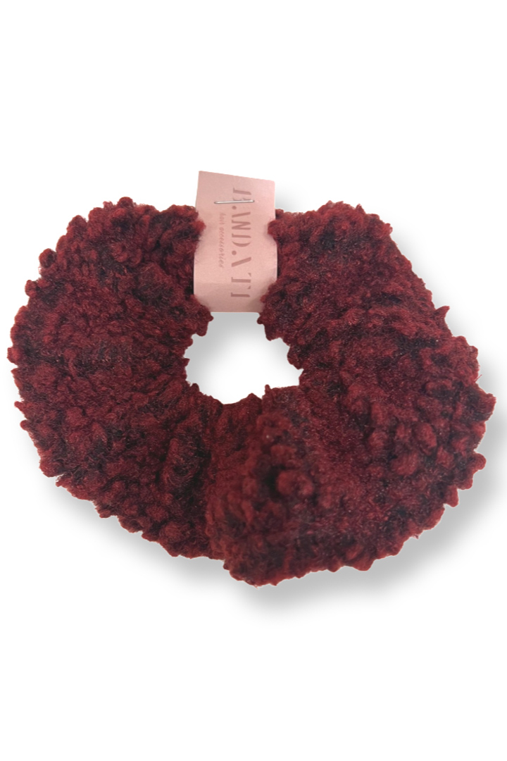 Picture of Scrunchie Fuzzy-Red