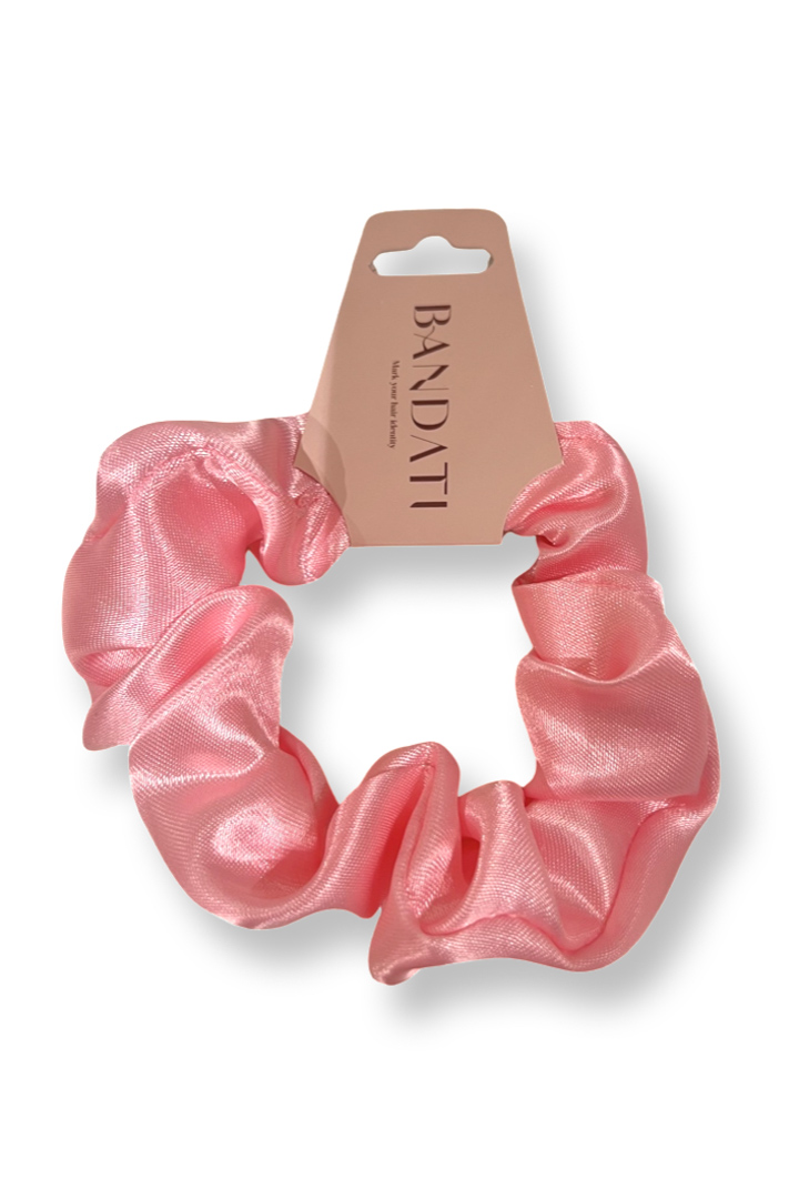 Picture of Silk Satin Scrunchie-baby pink