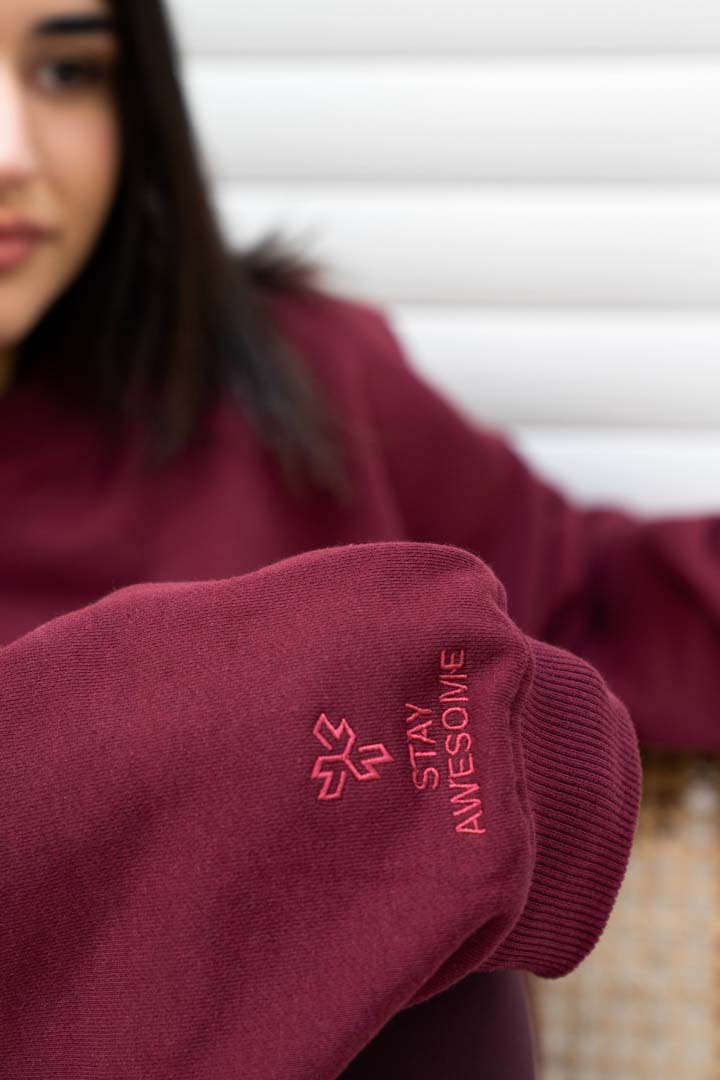 Picture of Premium Fearless Sweater-Maroon 