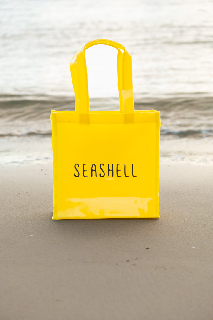 Picture of Seashell Beach Bag - Yellow