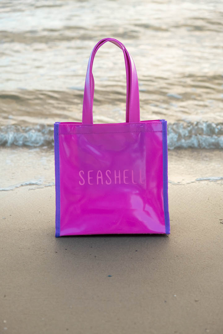 Picture of Seashell Beach Bag - Purple