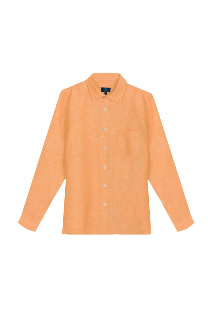 Picture of Seashell Linen Orange Shirt