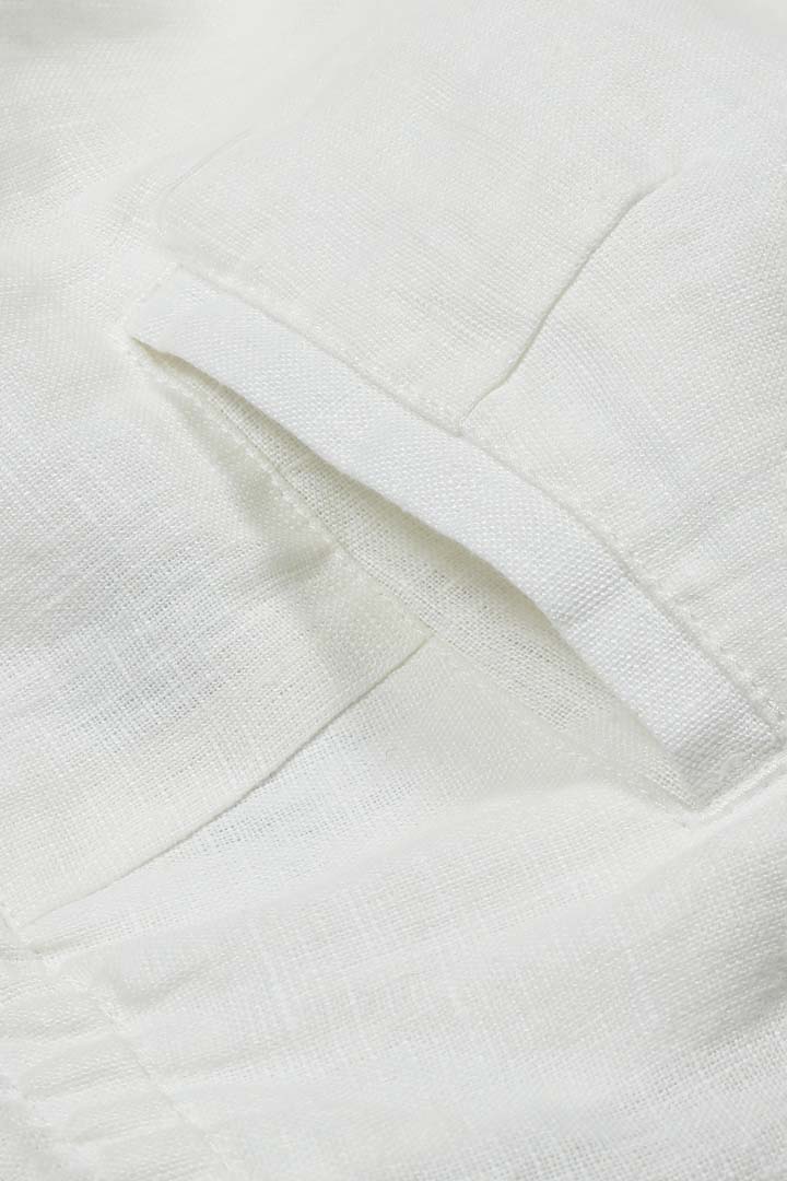 Picture of Seashell Linen Shorts-White