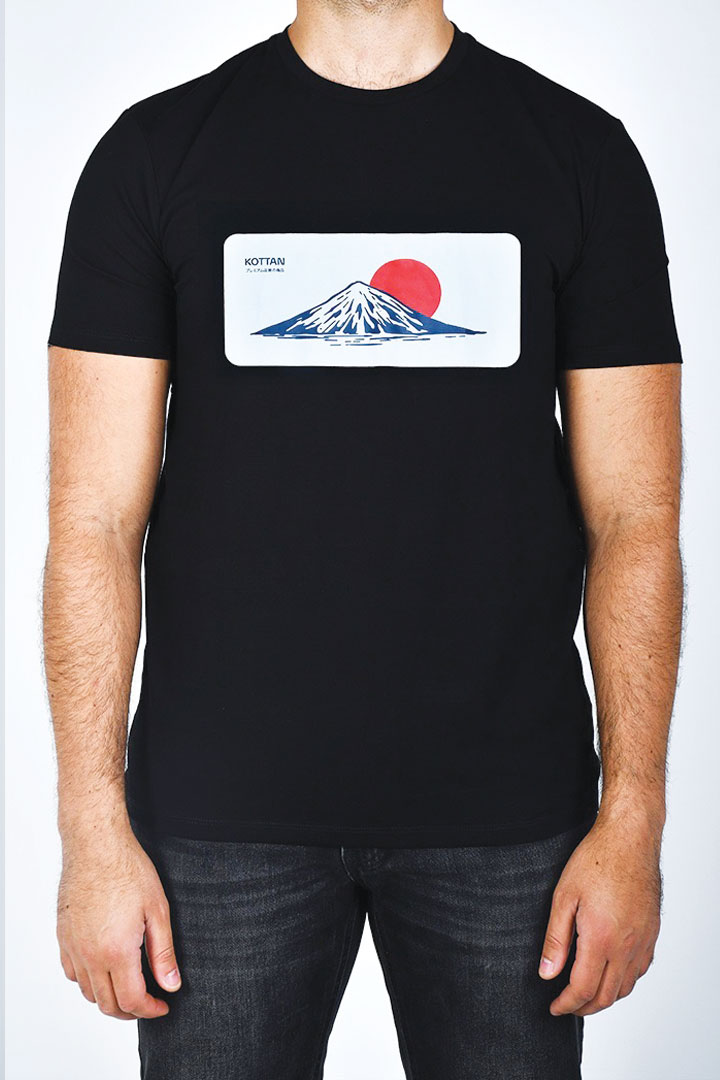 Picture of Rising Sun  T-shirt-Black