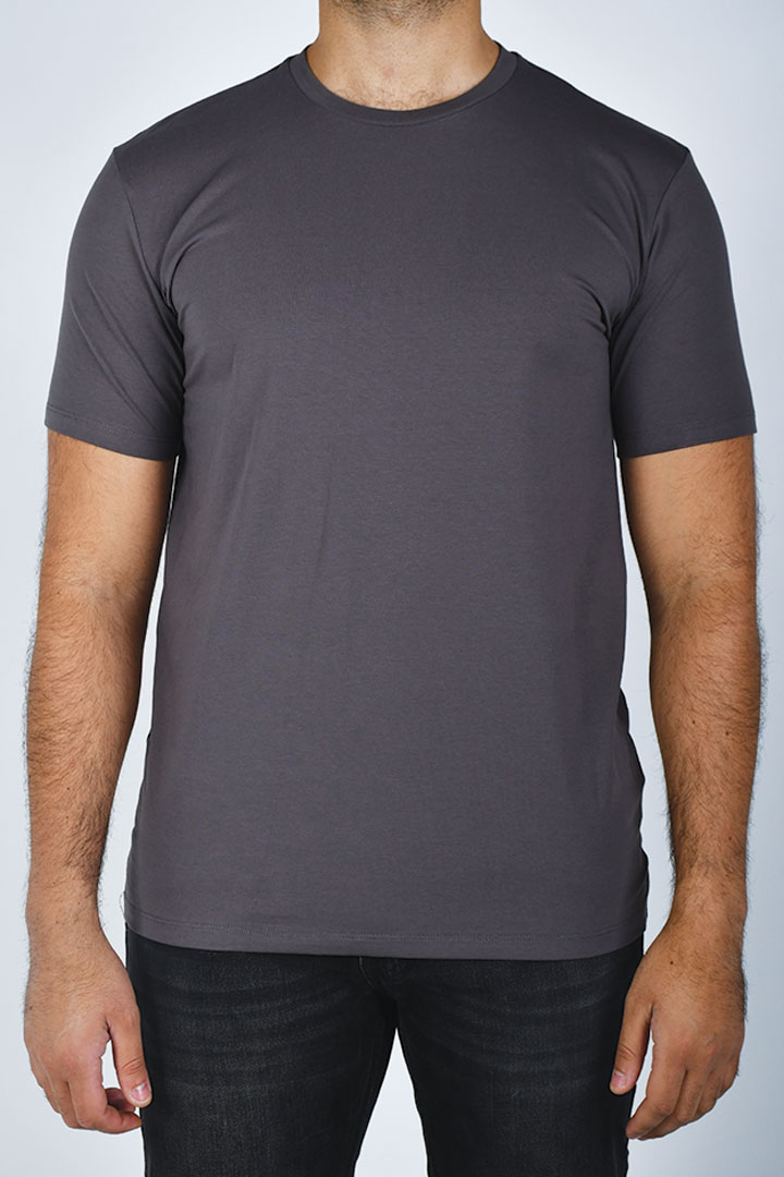 Picture of Men's Round Neck Tshirt - Dark Grey