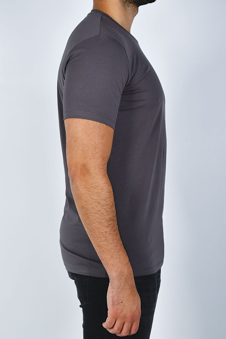 Picture of Men's Round Neck Tshirt - Dark Grey