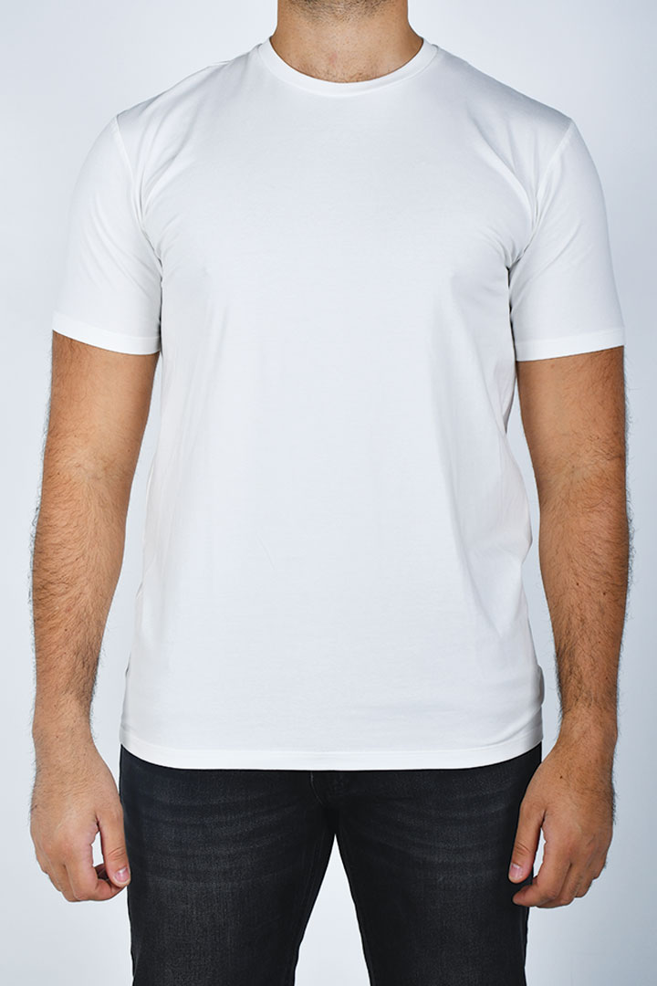 Picture of Men's Round Neck Tshirt - White