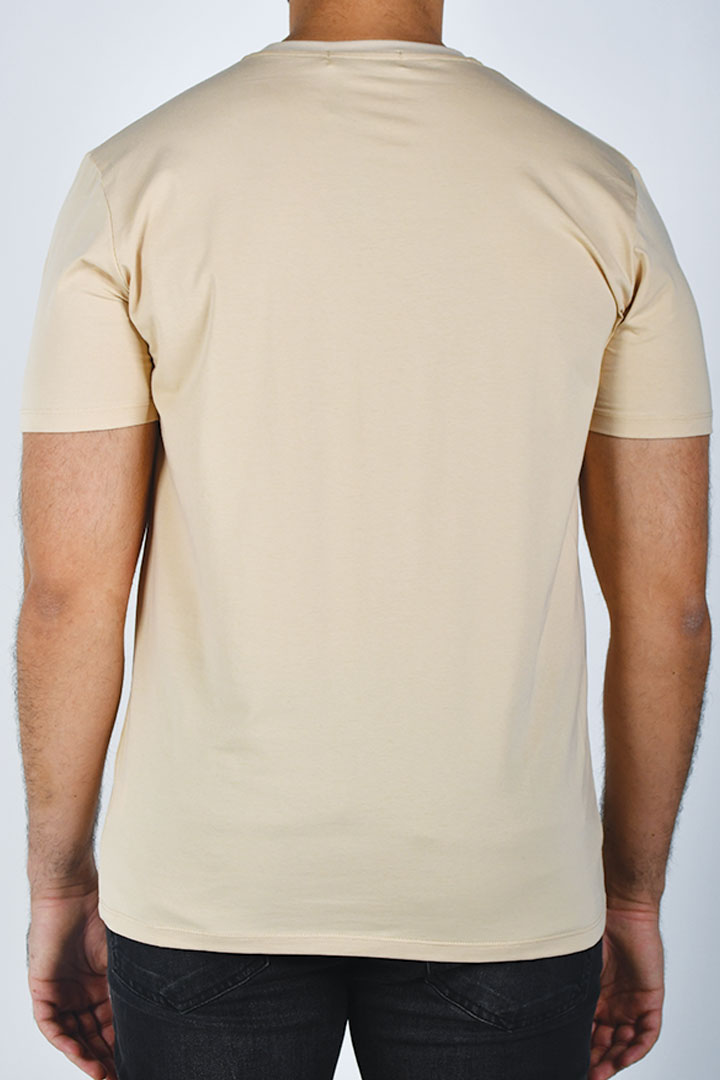 Picture of Men's Round Neck Tshirt - Apricot