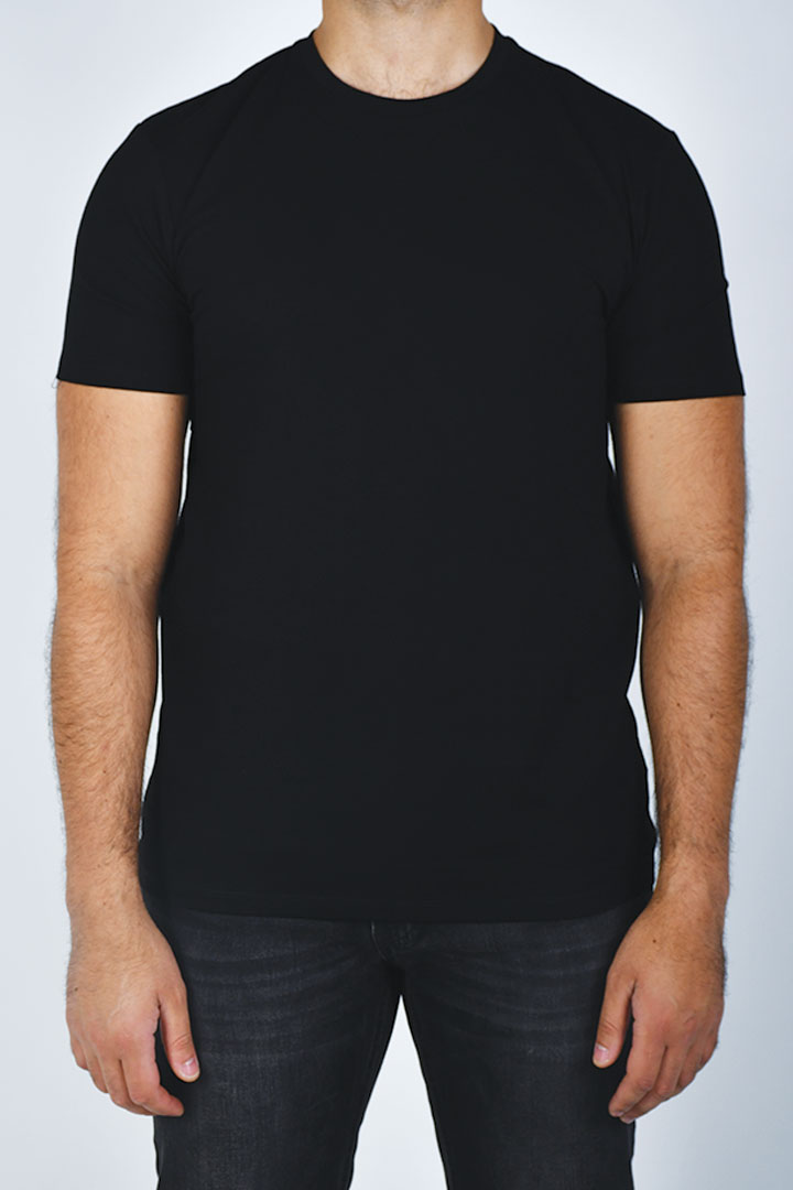 Picture of Men's Round Neck Tshirt - Black