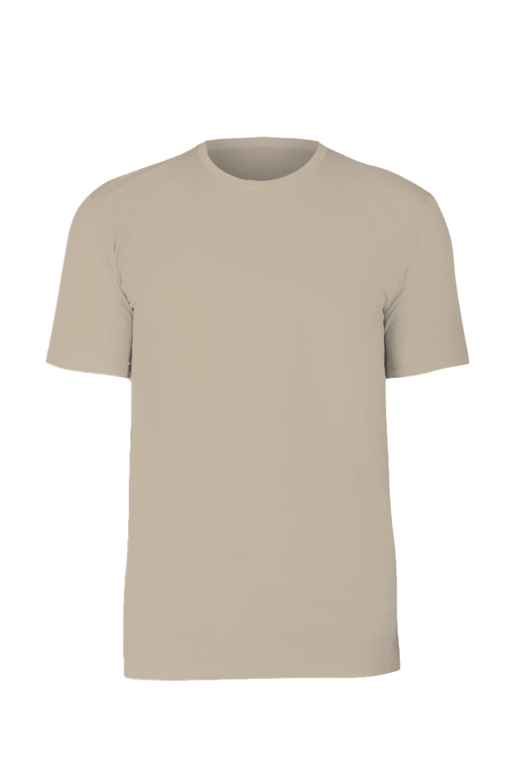 Picture of Men's Round Neck Tshirt - Apricot