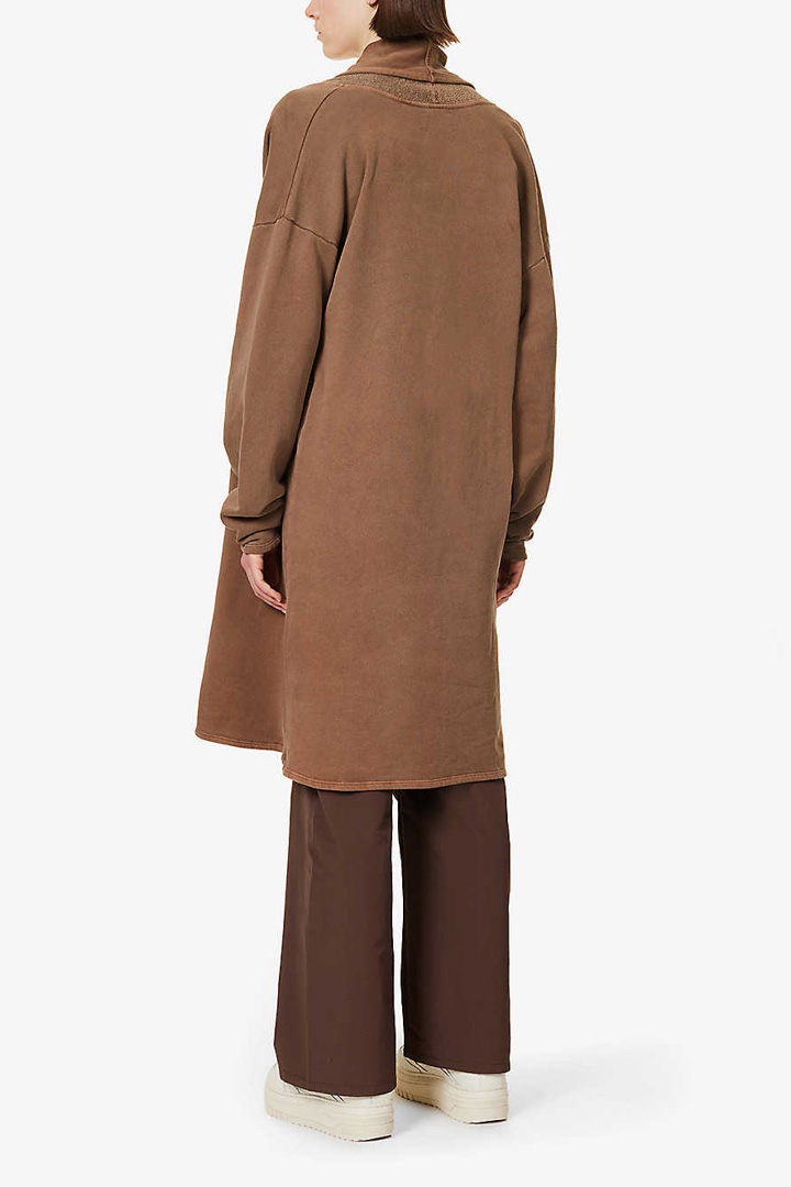 Picture of Oversized Cardigan-Cocoa French Terry