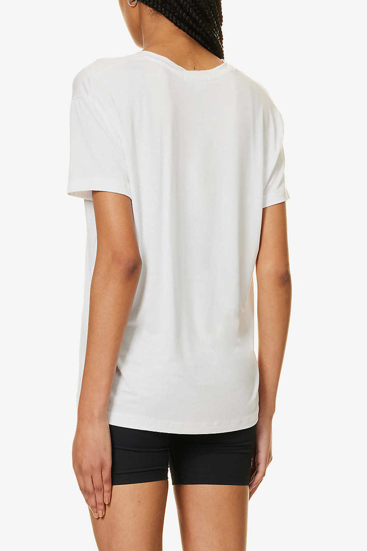 Picture of Plunge V Neck Tee-White