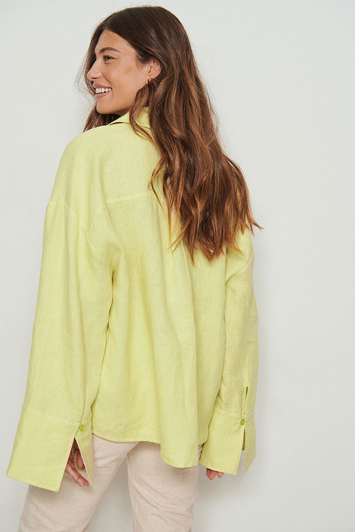 Picture of Wide Sleeve Shirt-Green