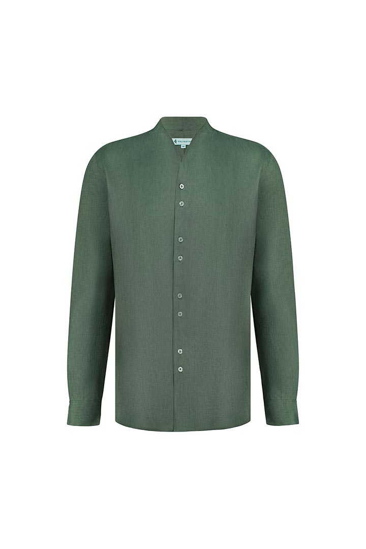 Picture of ROB Linen Safari Green Shirt