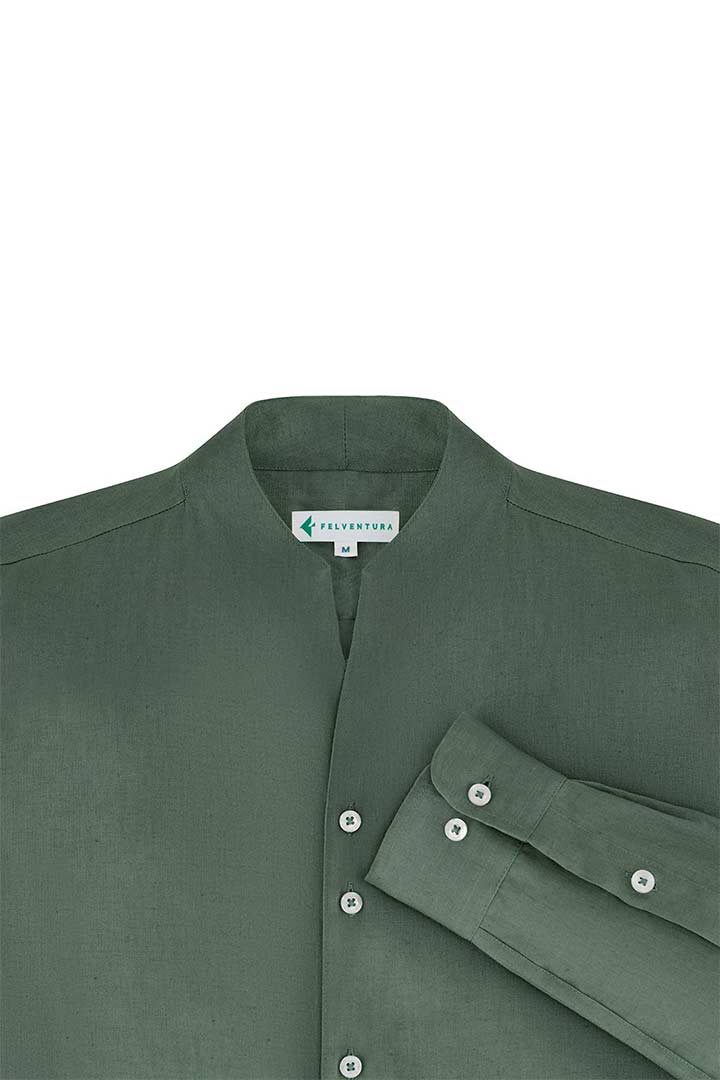 Picture of ROB Linen Safari Green Shirt